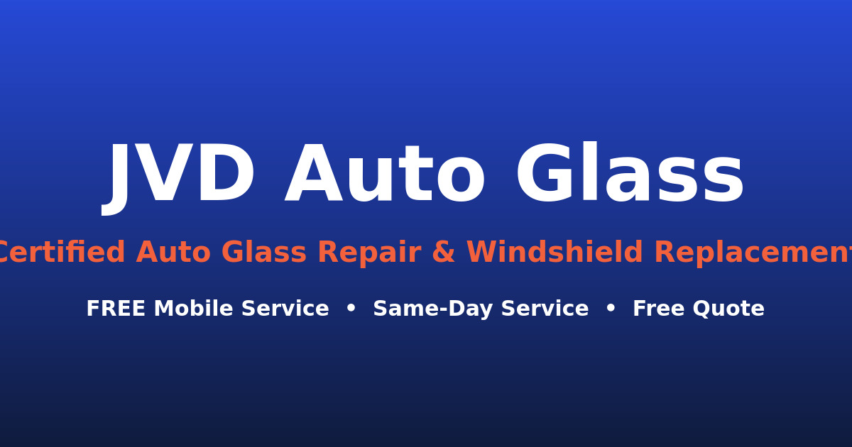 JVD Auto Glass Specialist